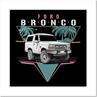Classic Ford Bronco Posters and Art